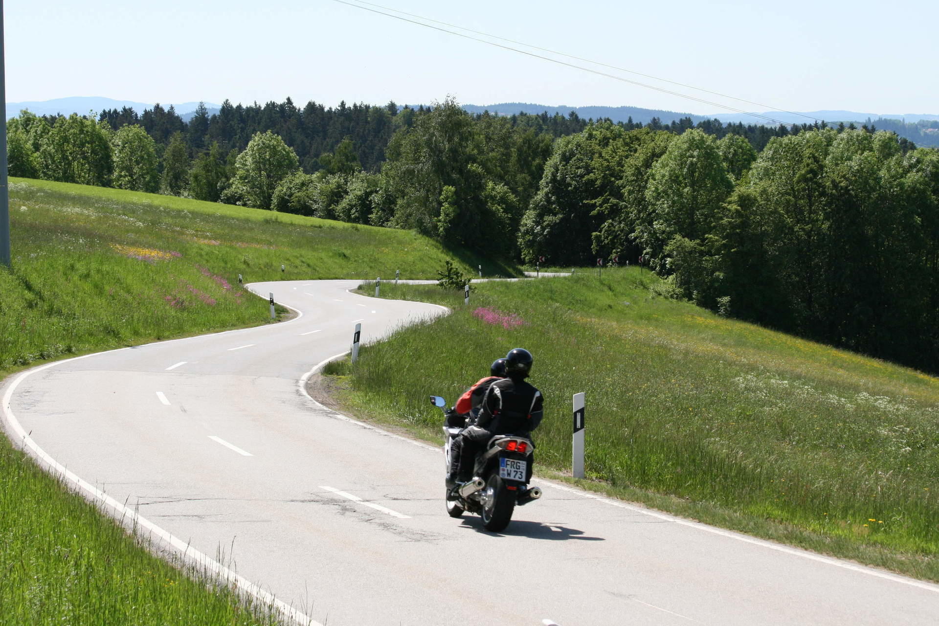 tour mit dem motorrad